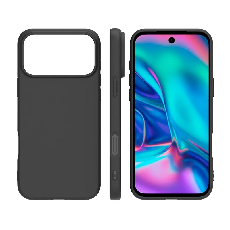 Para Iphone 17 Pro Max/18 Pro Max Funda Negra